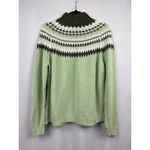 Croft & Barrow Vintage  Nordic Style Pullover Sweater With High Neck Photo 4