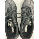 Nike Womans  Woman Training Size 6 Black Leather Lace Up Sneakers Photo 4