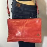 The Sak  Handbag Leather Crossbody Bag Purse Coral Salmon Pink Photo 5