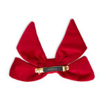 Lele Sadoughi NWT  LIPSTICK RED LIBBY CRYSTAL HEARTBURST BOW BARRETTE Photo 2