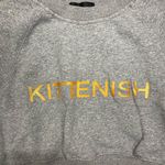 Kittenish  crop sweatshirt, size medium, NWOT Photo 2