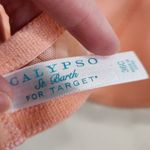 Calypso St. Barth  Bra Balconette Lace Bow Lightly Padded Lined Peach Size 36C Photo 6