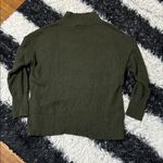 Loft  Dark Green Women's Mockneck Sweater, Large Photo 3