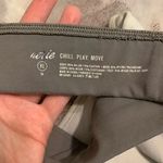 Aerie Womens XL Sports Bra Gray Chill Keyhole Racerback Athletic Workout Top Photo 2