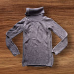 Guess  Est 1981 Reg Gray knit sweater turtleneck zip up neck cute warm knit XS Photo 0