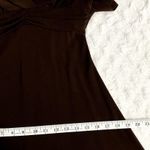 Vintage Y2K B.Moss Chocolate Brown Lace Trim Ruched 90s A Photo 7