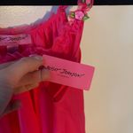 Betsey Johnson Pink Babydoll Nightgown Slip Bow & Roses NWT Size S Photo 4