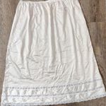 Vintage Sliperfection Half Slip white color Lace Nylon Tricot Sz 1X Waist 33/35 Photo 0