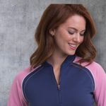 EP NEW YORK LONG SLEEVE MANDARIN COLLAR ZIP POLO SIZE S. Golf Blue Photo 5