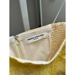 Amanda Uprichard  Ivy Dress Midi Yellow Jaquard size Medium Photo 8