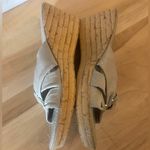 Italian Shoemakers Italian Shoemaker wedges size 8 Italy Cream Tan Photo 3
