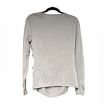 St. John  Gray Wool Blend Shimmer Crew Neck Pullover Sweater Size M Photo 1