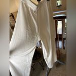 Haute Monde Wise Leg White Button-Up Pants Photo 7