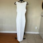 House Of CB  NOLI WHITE‎ STRETCH KNIT MAXI DRESS - NWOT size XS Photo 3