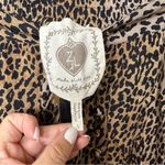 Z&L Europe high low leopard print mob wife maxi skirt Sz S NWOT Brown Photo 3