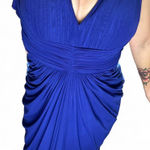 Cache  blue ruched maxi dress Photo 0