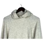 ZARA  Oversized Crop Wool Blend Long Sleeve Stretch Knit Hoodie Sweater S Cream Photo 1