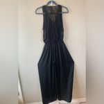 ZARA black wrap bodice jumpsuit size S Photo 5