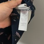 Loft Navy Blue V-neck fit to flare zip back dress w/ pockets. Size 2 never worn Photo 9