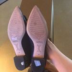 Carolinna Espinosa Leather With Rhinestone Block Heels Black Size 5 Photo 7