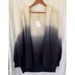 Splendid Raya Ombre Hooded Cardigan Women’s Medium Thick Warm Cozy Lounge Beach Photo 4