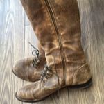 BORN Crown W82092 Gilmore Factory Distressed Tall Leather Riding Boots 8 brown Photo 6