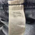 Chico's Chico’s SZ 0 (Small) Denim Top Button-Up Zebra Sleeveless Hi-Low Pockets Collar Photo 6