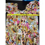 Apiece Apart Tilton Tiered Maxi Dress Wildflowers Cream Multicolor Boho Floral Photo 5