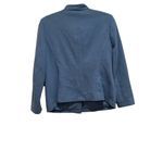 Talbots  Petite Military Jacket NWT Blue Size 14 P Lined Cotton‎ Blend Photo 2