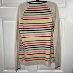 Talbots  Striped Sweater Women's Size Medium Multicolored Nylon, Lambswool Photo 2