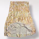 Adrienne  Short Sleeve‎ Multicolor Zebra Print Maxi Dress Womens Size M Photo 4