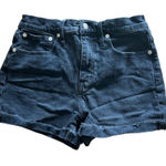 Madewell  women’s high rise denim shorts in black‎ size 25 Photo 0
