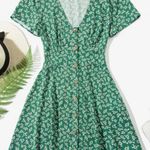 Zaful Floral Button Up Dress Photo 0