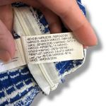 ZARA Knit Crop Top Medium Blue White Striped Sleeveless Tank Cami Festival Retro Photo 9