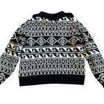Beach Riot Monterey Jacquard Quarter Zip Sweater Sweatshirt Tribal Print Small Photo 5