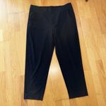 Athleta Brooklyn Mid Rise Ankle Pant Black 16 Stretch Preppy Work Travel Ribbed Photo 1