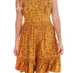 Matilda Jane Women's Small Fantasy Fancy Fairy Whimsical Yellow Floral Dress Photo 0