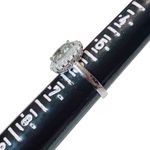 Amethyst Green  and White Topaz 925 Sterling Silver Ring Sz 6 Photo 8