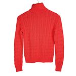 Ralph Lauren  Sport Womens Cable Knit Sweater Sz Small Coral Orange Cotton Photo 1