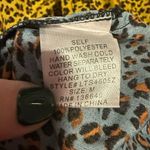 L'ATISTE L’ATISTE Leopard Print Colorblock Long Skirt Medium Photo 5
