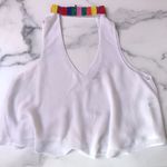 Show Me Your Mumu women’s Brielle chiffon beaded choker tank top XS extra small Photo 4