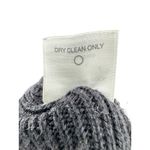 Classiques Entier 100% Merino Wool Cable Knit Cowl Neck Sweater Dress M Gray Photo 4