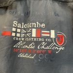 Crew Clothing Co. Womens M Jacket Unisex Blue Duffle Canvas 100% Cotton Zip Hood Size M Photo 12