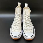 Converse  166799C White Canvas Run Star Hike Platform Unisex Sneakers Size 6.5 Photo 1