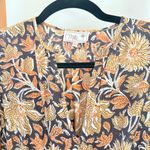 Mille Autumn Harvest Floral Midi Dress XS Brown Photo 5