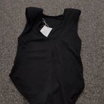 ZARA  BODYSUIT WITH SHOULDER PADS AND RHINESTONES Photo 4