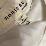 Monteau Off-White Lace Sleeveless Top with Scalloped Trim, Medium Photo 8