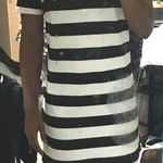 Marshalls Black And White Striped Dress Photo 0