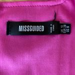 Missguided  Pink Satin Square Neck Zip Up Strap Cropped Corset Tank Top Size 6 Photo 5