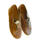 Frye  Brown Leather Dylan Zip Moto‎ Slip On Shoes Size 9 Photo 3